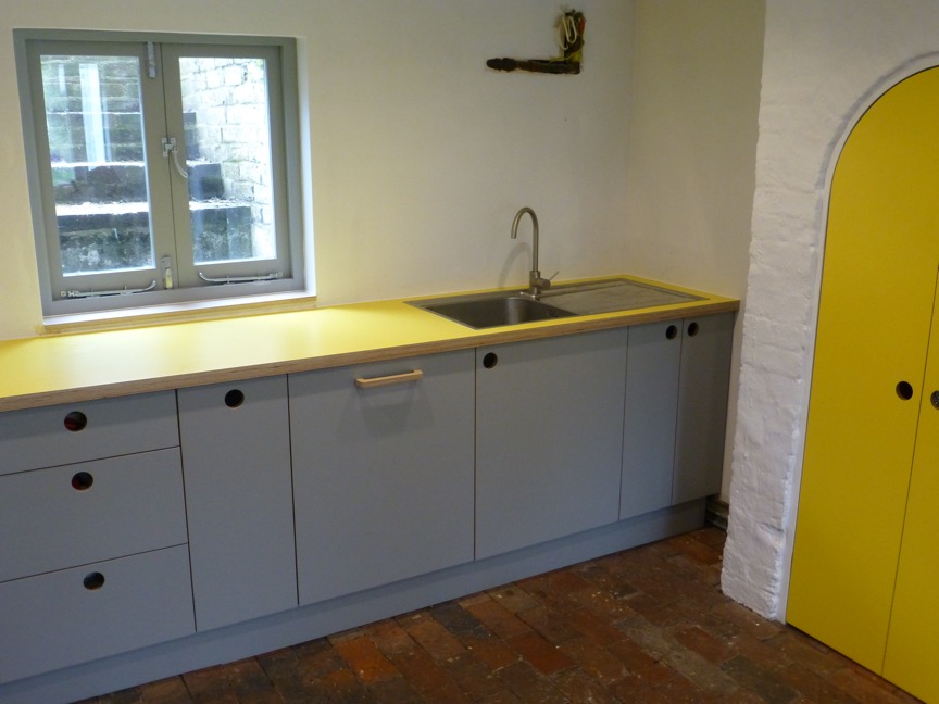 lacquered birch ply drawers